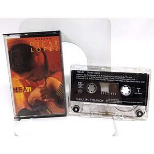 Audio Cassette Tape - Oscar Lopez "HEAT" - Cassette tested, plays ok. 1997